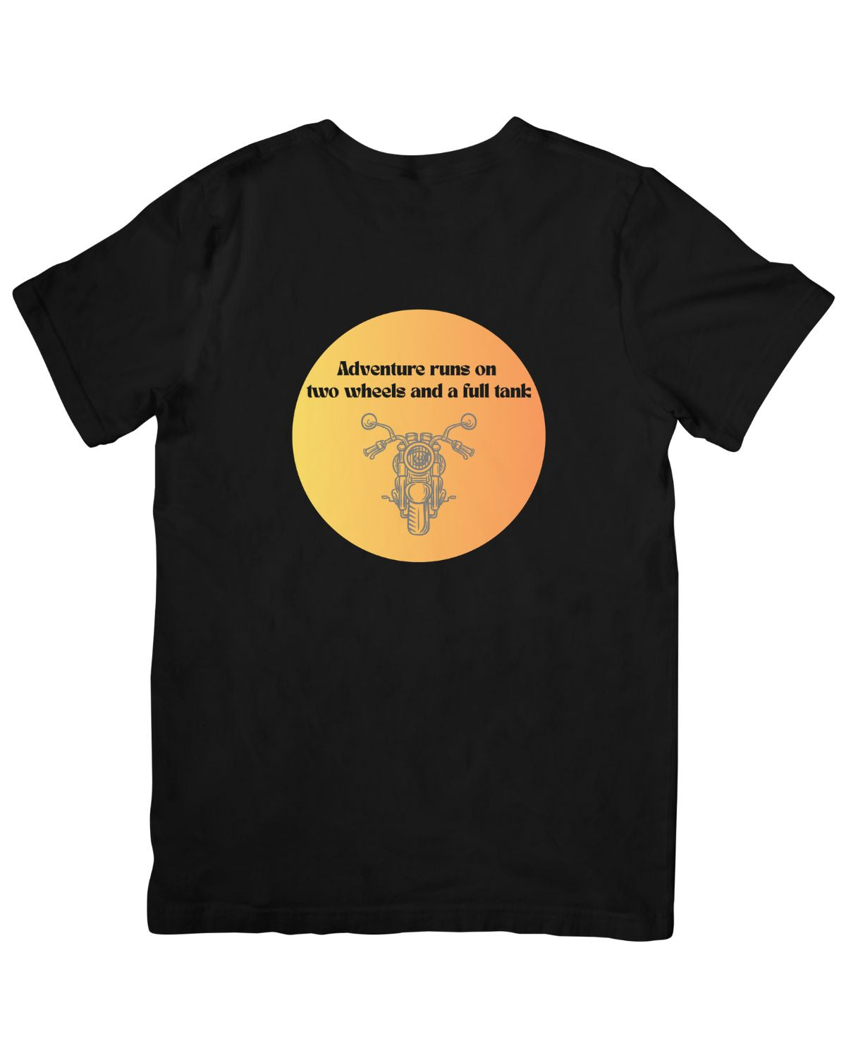 Adventure runs on Bike - Unisex Classic Crew T-Shirt