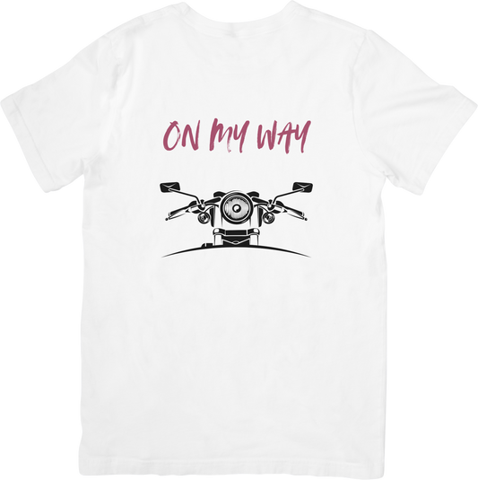 On my Way - White Unisex Classic Crew T-Shirt