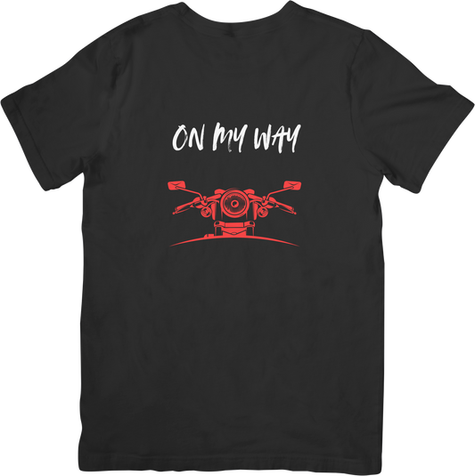 On my Way - Black Unisex Classic Crew T-Shirt