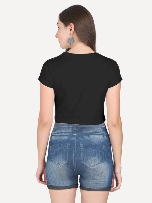 Black Crop Top