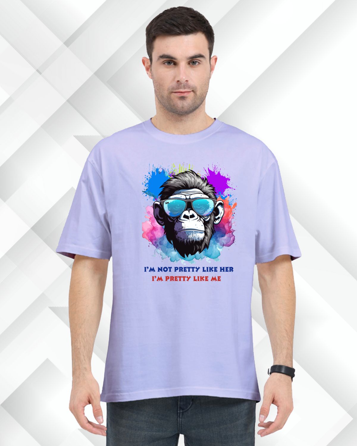 I am not Pretty - Unisex Oversized T-Shirt