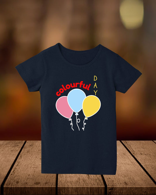 Colourful Day - Crew Neck T-Shirt