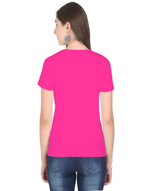 Plain Pink Classic Crew T-Shirt