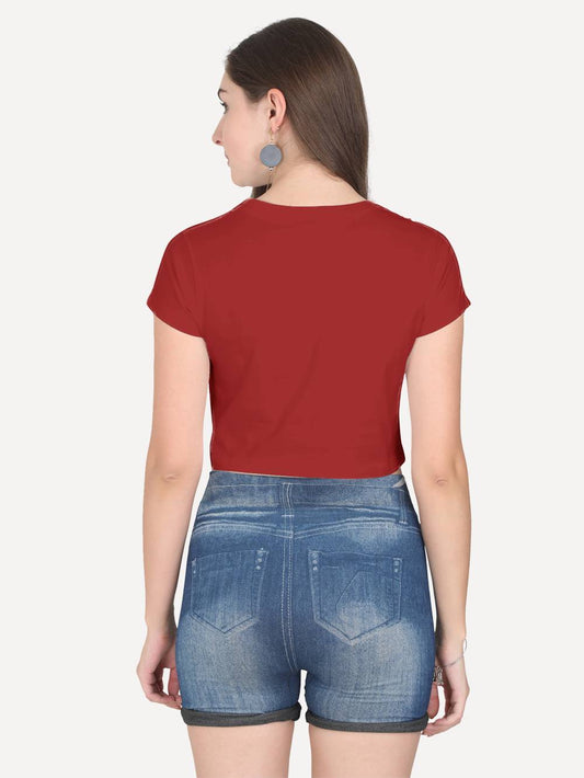 Red Crop Top