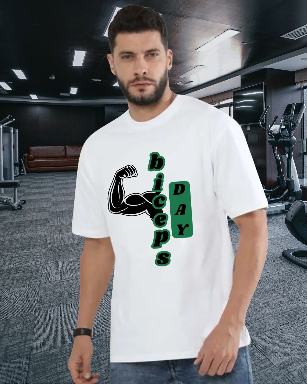 Biceps Day - Unisex Oversized T-Shirt