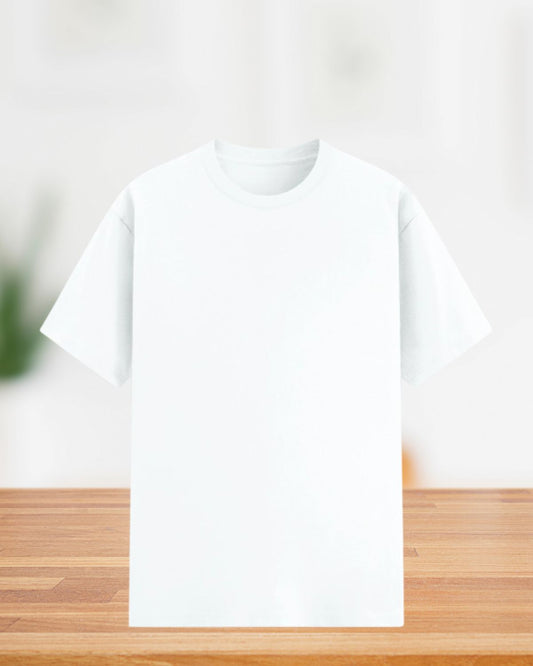 White - Unisex Cotton Stretch Spandex T-Shirt