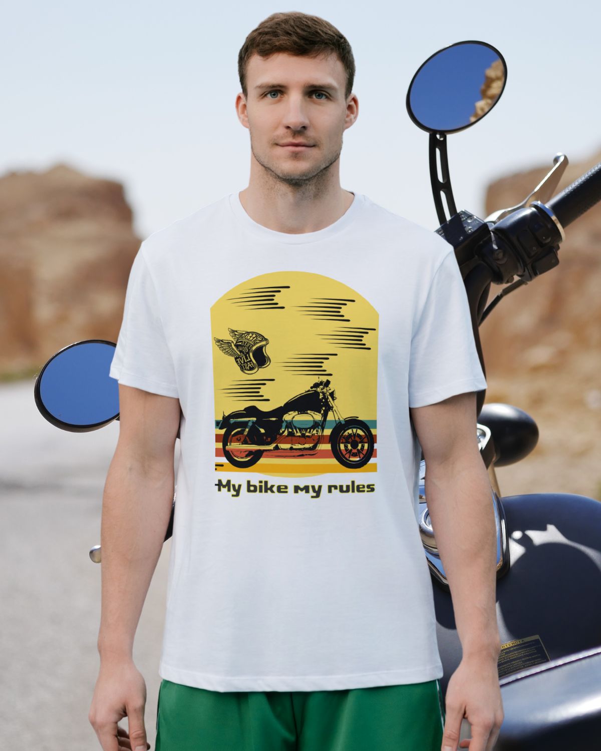 Unisex Printed Crew T-Shirt