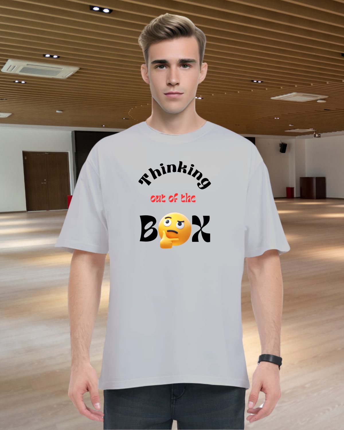 Unisex Printed Oversized T-Shirt