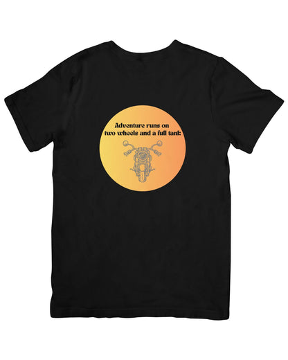 Adventure runs on Bike - Unisex Classic Crew T-Shirt