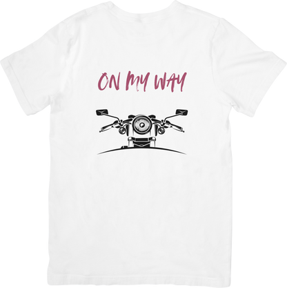 On my Way - White Unisex Classic Crew T-Shirt