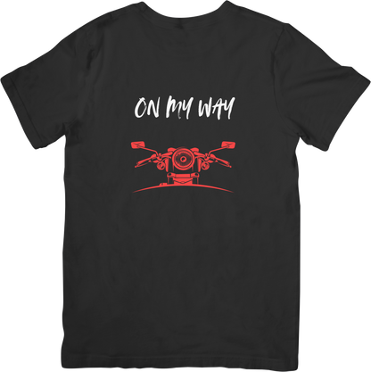 On my Way - Black Unisex Classic Crew T-Shirt