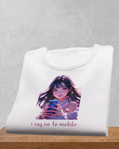 I say not to Mobile - Classic Crew T-Shirt
