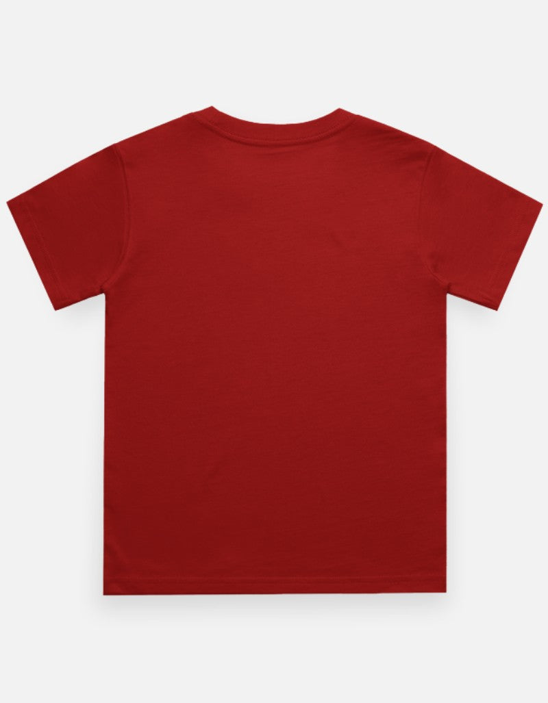 Satellite Launch with Dinosaur - Boy's Crew Neck T-Shirt