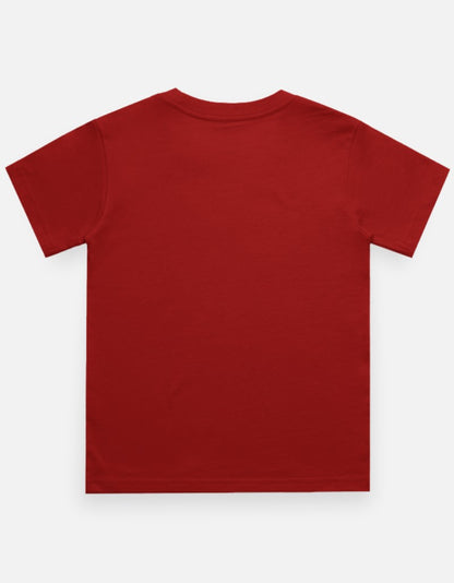 Satellite Launch with Dinosaur - Boy's Crew Neck T-Shirt