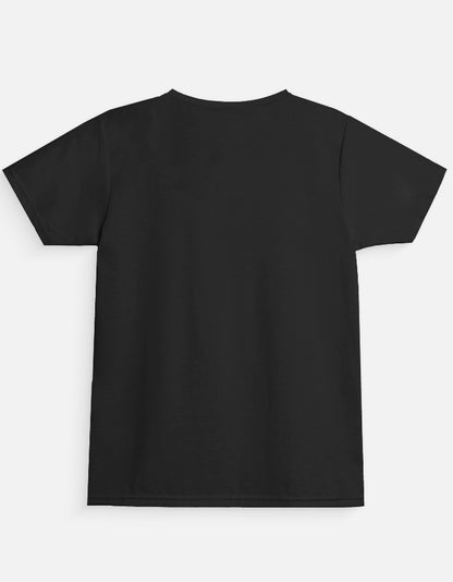 Black - Girl's Crew Neck T-Shirt