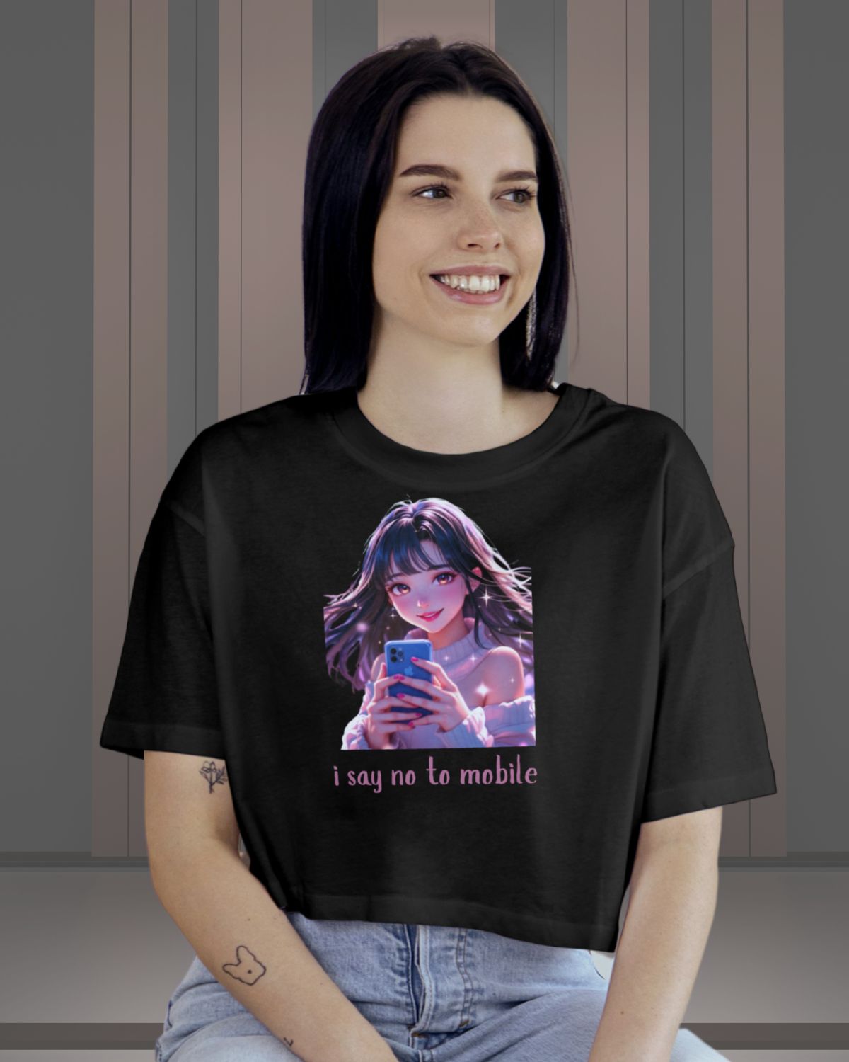 I say not to Mobile - Classic Crew T-Shirt