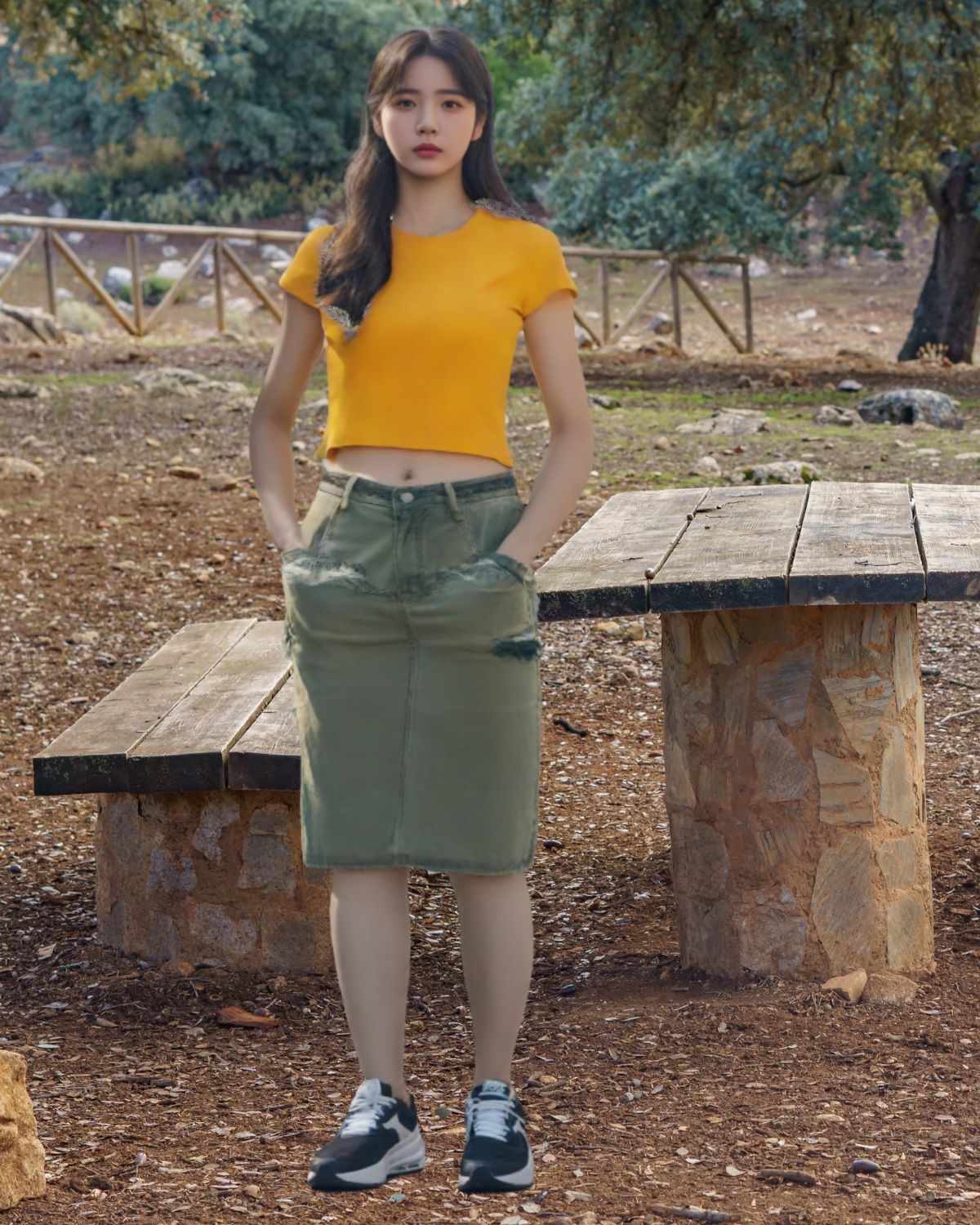 Golden Yellow Crop Top