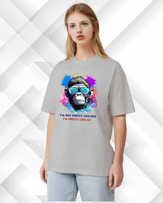 I am not Pretty - Unisex Oversized T-Shirt