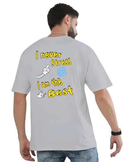 I never Stress - Unisex Oversized T-Shirt