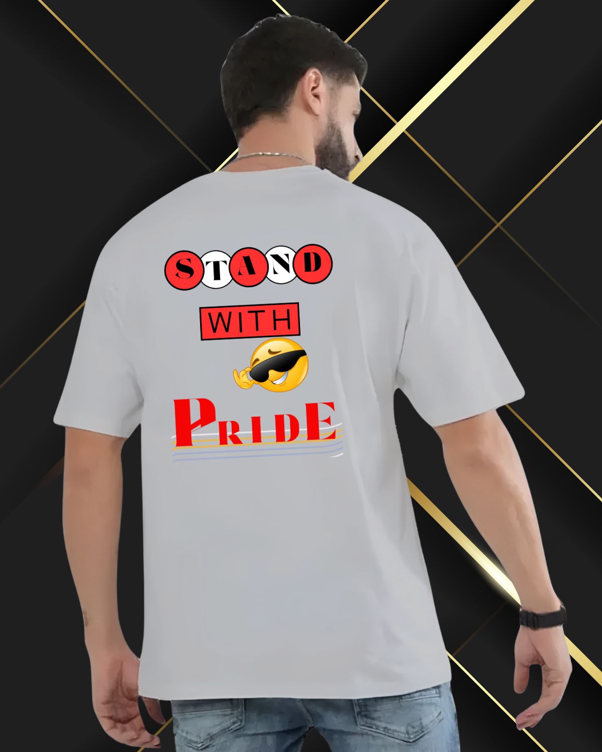 Stand with Pride - Unisex Oversized T-Shirt