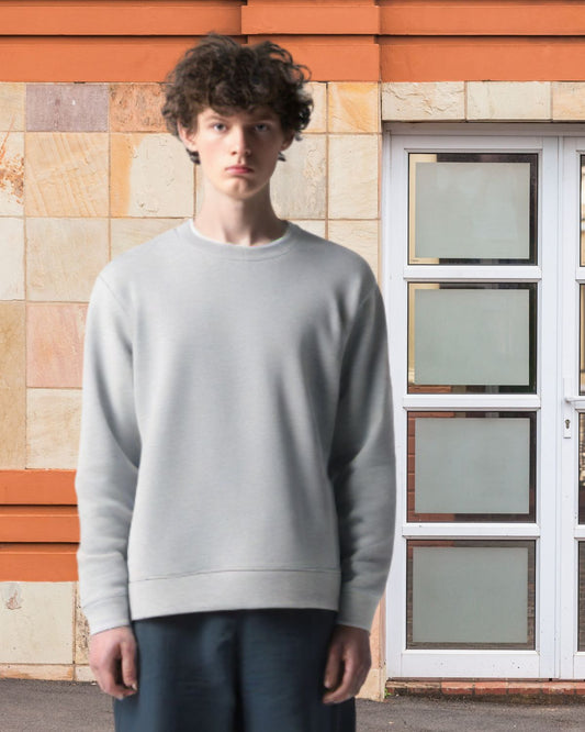 Grey Melange Sweatshirt