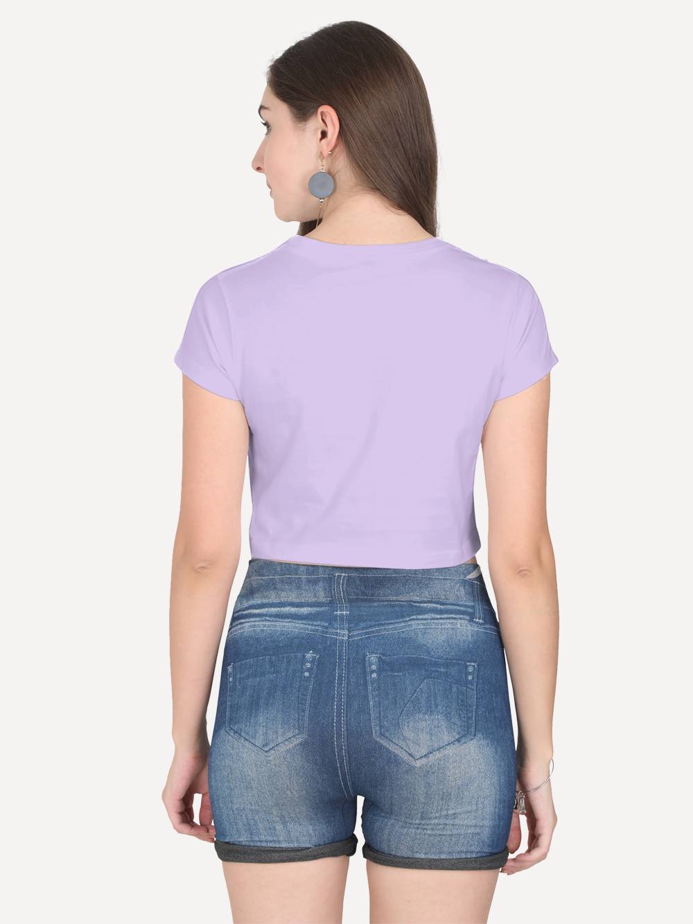 Lavender Crop Top