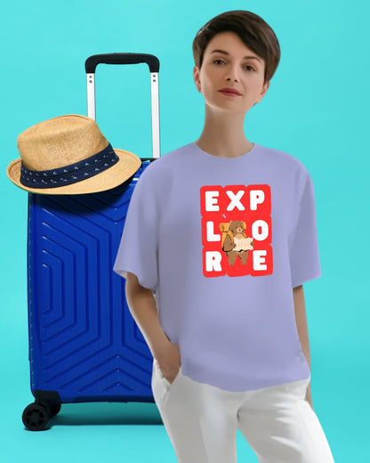 Explore - Unisex Oversized T-Shirt