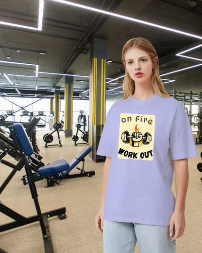 On Fire - Unisex Oversized T-Shirt