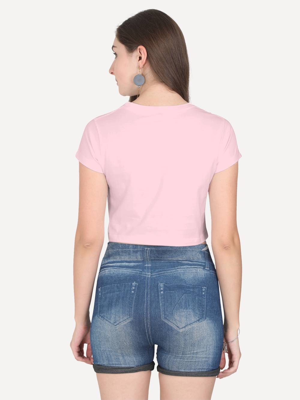 Light Baby Pink Crop Top