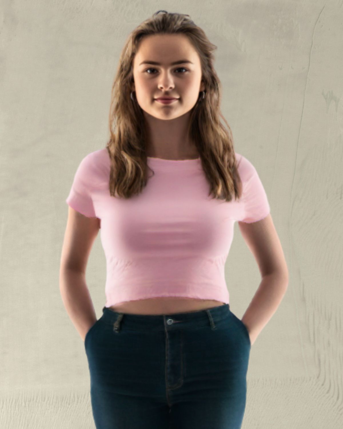 Light Baby Pink Crop Top