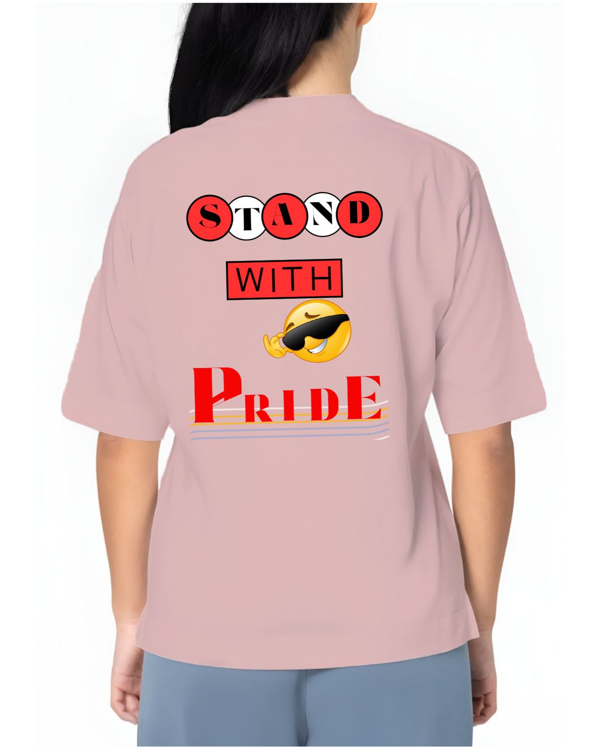 Stand with Pride - Unisex Oversized T-Shirt
