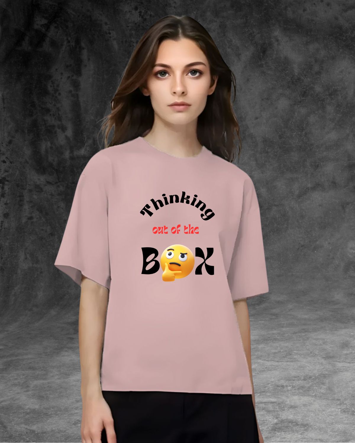 Thinking out of the Box - Unisex Oversized T-Shirt
