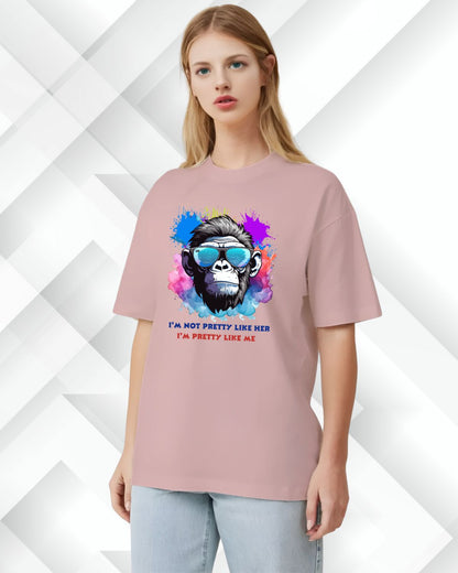 I am not Pretty - Unisex Oversized T-Shirt