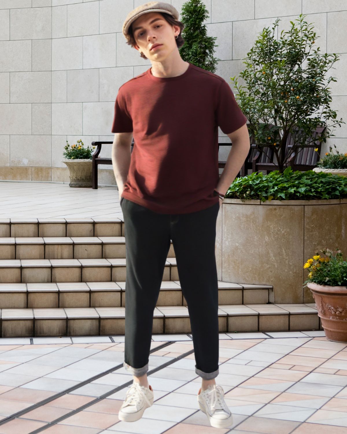 Maroon - Supima T-Shirt