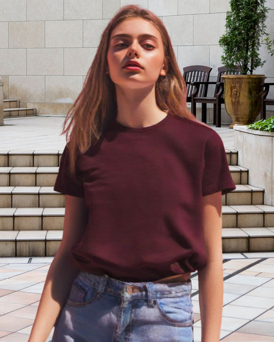 Maroon - Supima T-Shirt