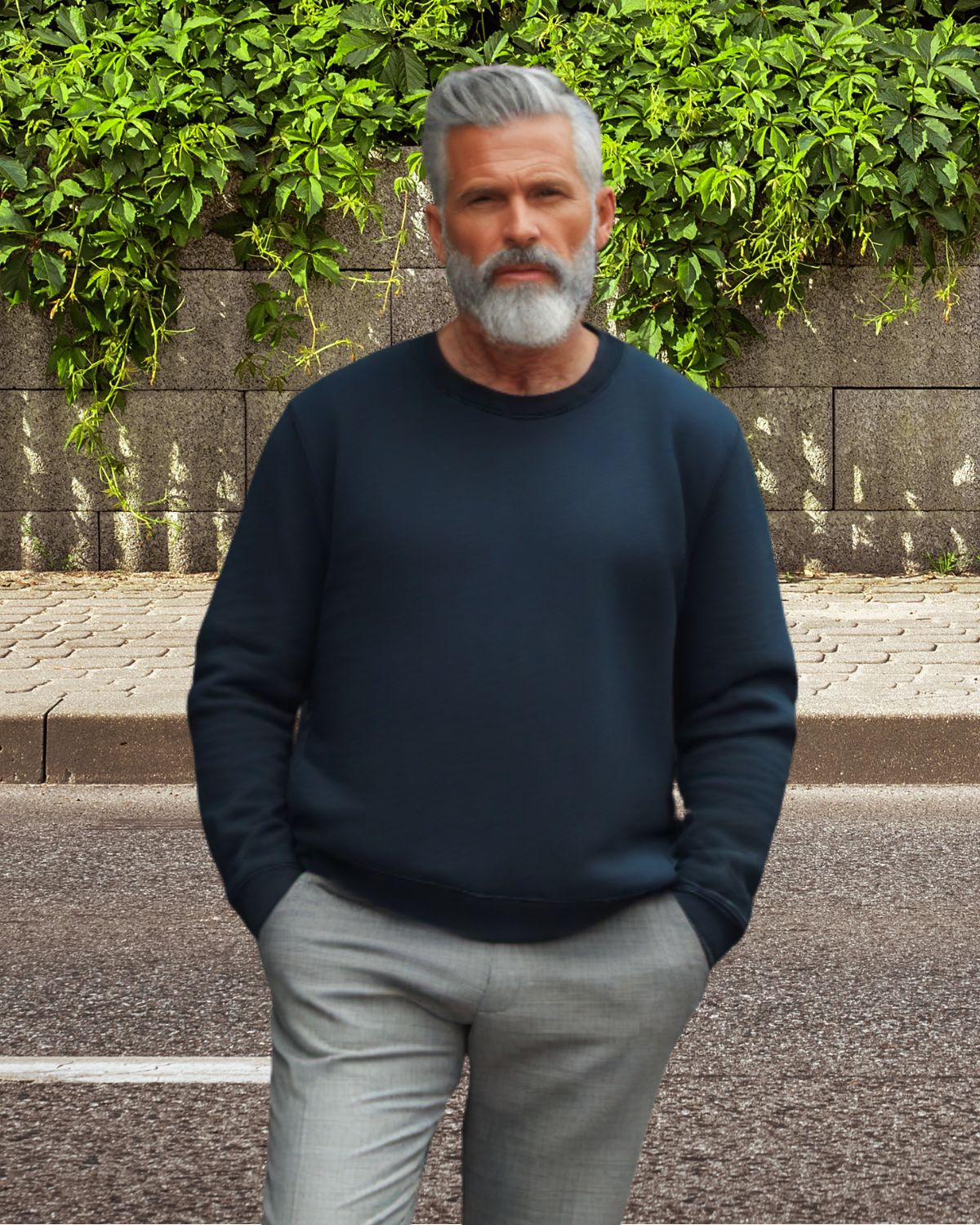 Navy Blue Sweatshirt