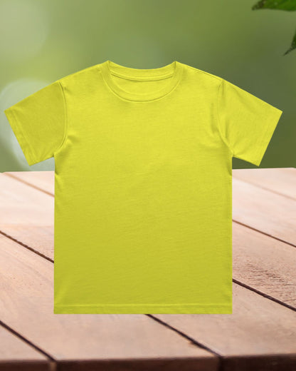 New Yellow - Boy's Crew Neck T-Shirt