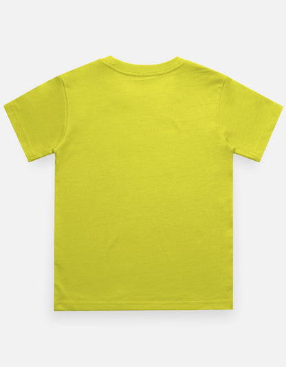 New Yellow - Boy's Crew Neck T-Shirt