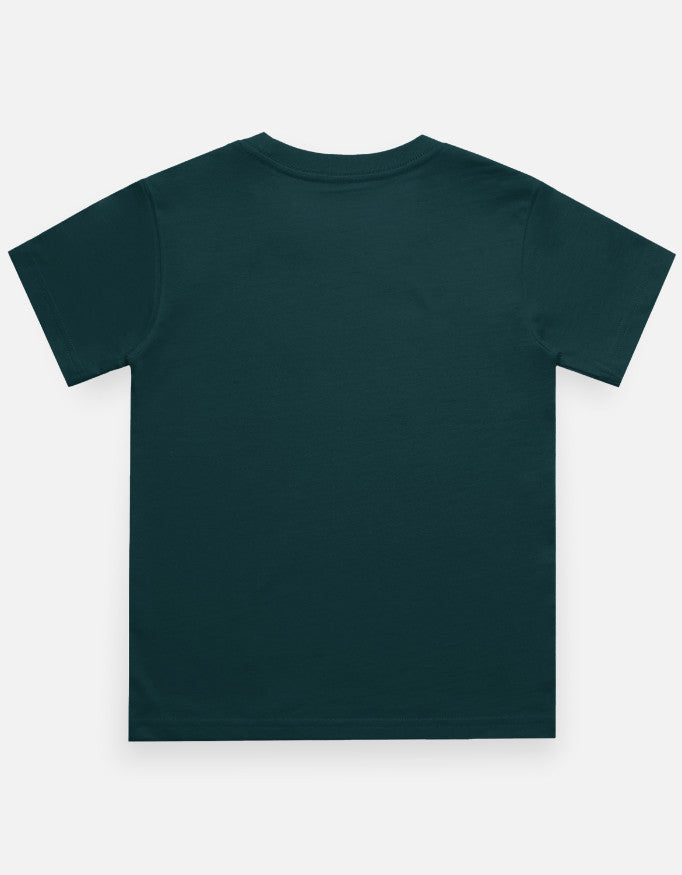Petrol Blue - Boy's Crew Neck T-Shirt