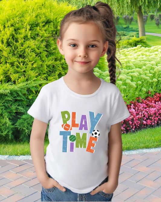 Play Time - Crew Neck T-Shirt