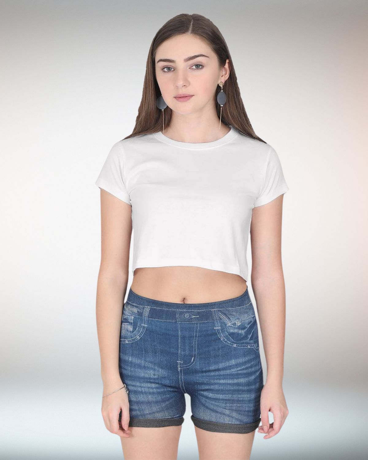 White Crop Top