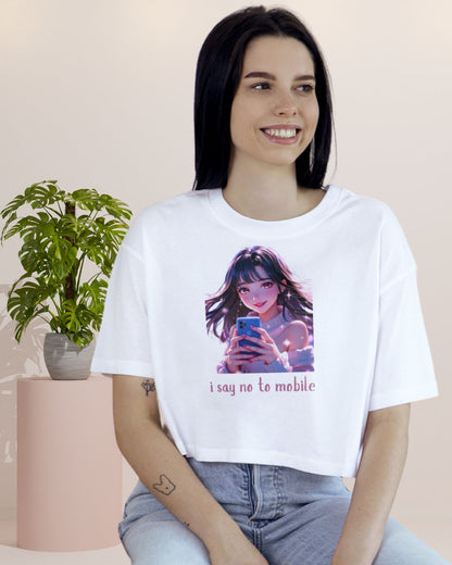 I say not to Mobile - Classic Crew T-Shirt